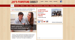 Desktop Screenshot of jaysfurnituredirect.com